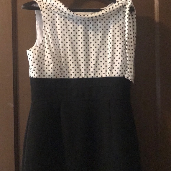 Black and white fitted dress - Picture 3 of 6